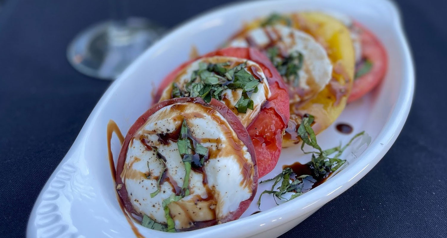 Caprese salad at Monkey Cat